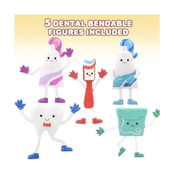 ArtCreativity Dental Bendable Surtido juego de 5 figuras_2
