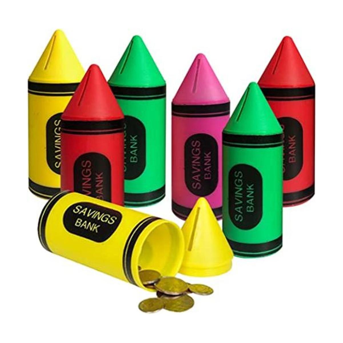 ArtCreativity Crayon Juego de 12 monedas para niños