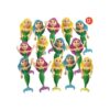 ArtCreativity Figuras de sirena doblables juego de 12_1