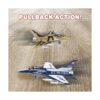 ArtCreativity Diecast F16 Jets con mecanismo de retroceso_4