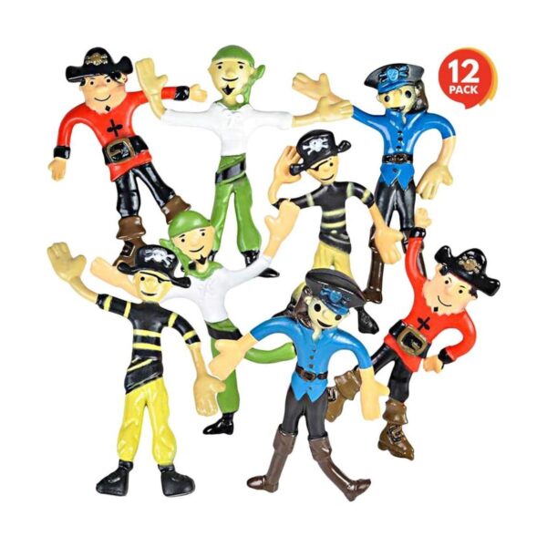 ArtCreativity Figuras piratas flexibles juego de 12_1