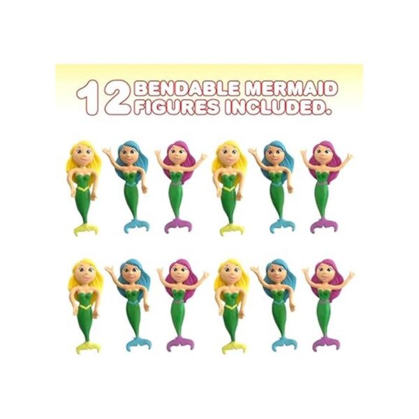 ArtCreativity Figuras de sirena doblables juego de 12_2
