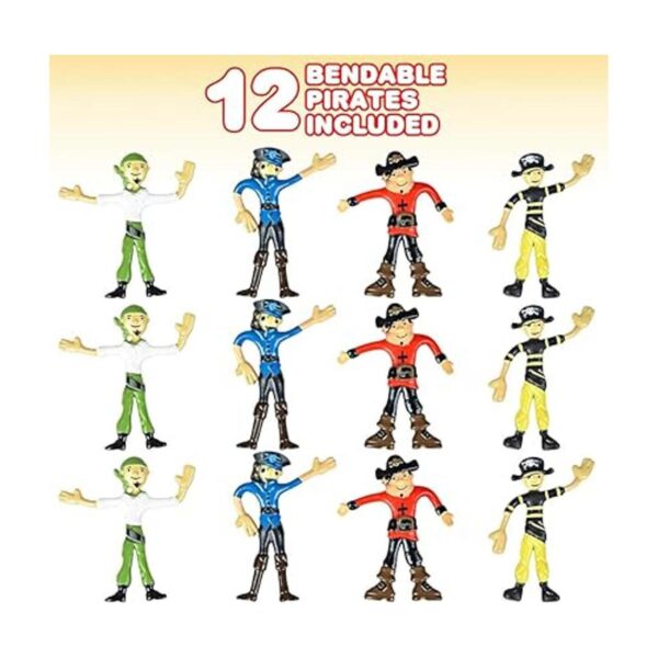 ArtCreativity Figuras piratas flexibles juego de 12_2