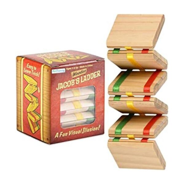 ArtCreativity Jacob Juego de 2 juguetes retro de madera_1