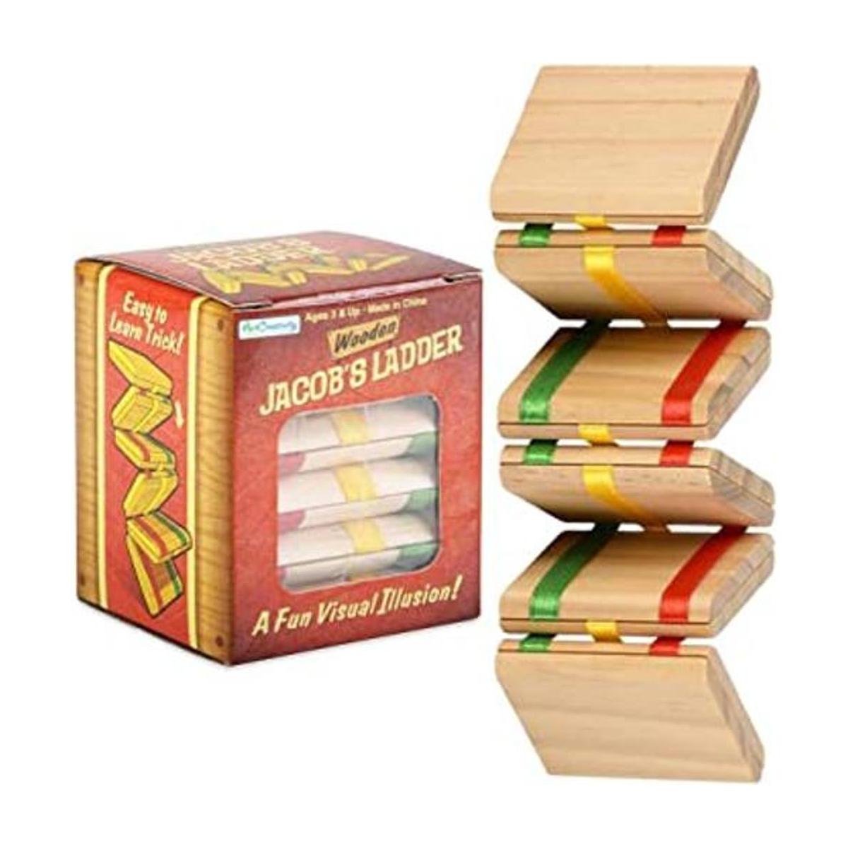 ArtCreativity Jacob Juego de 2 juguetes retro de madera