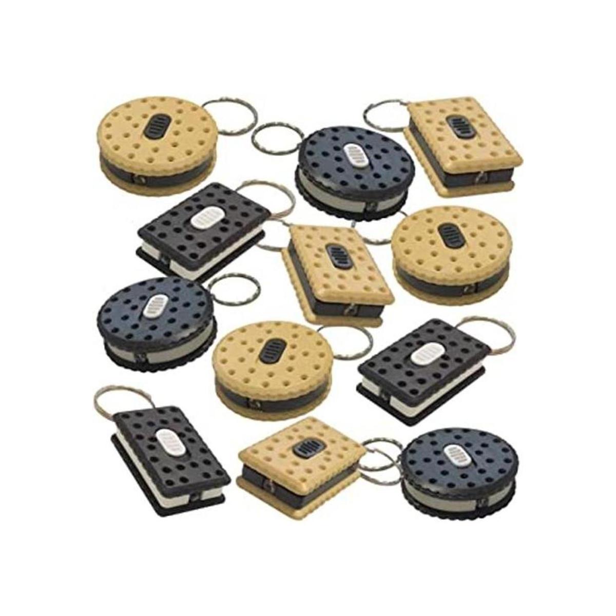ArtCreativity Llaveros de linterna de galletas sándwich