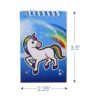 ArtCreativity Mini cuaderno espiral de unicornio paquete_3
