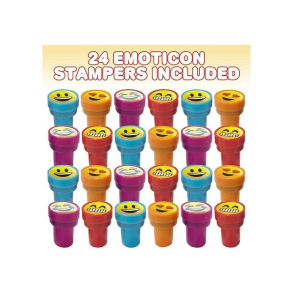 ArtCreativity Sellos de emoticones para niños paquete de