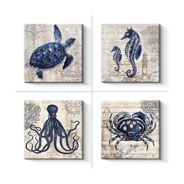 Arte de pared en lienzo para decoración de baño 4_1
