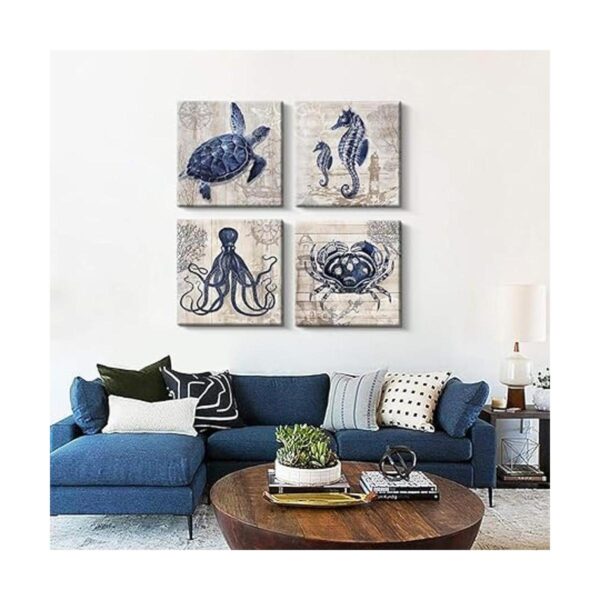 Arte de pared en lienzo para decoración de baño 4_2