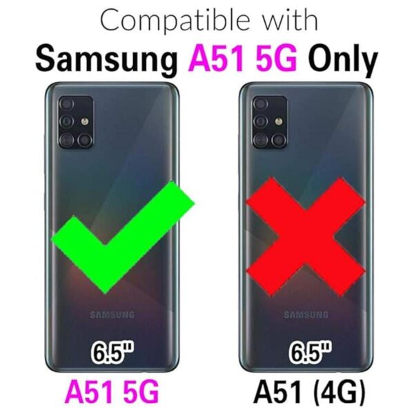 Asuwish Funda de piel para Samsung A51 5G y Galaxy A51 5G_2