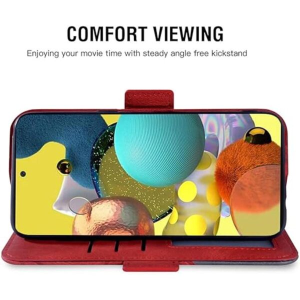 Asuwish Funda de piel para Samsung A51 5G y Galaxy A51 5G_4