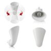 Auraglow Plugin GU10 Lámpara de pared con foco elevable_5