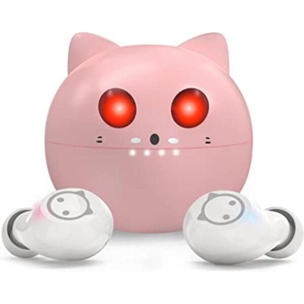 Auriculares inalámbricos rosados auriculares Bluetooth_1