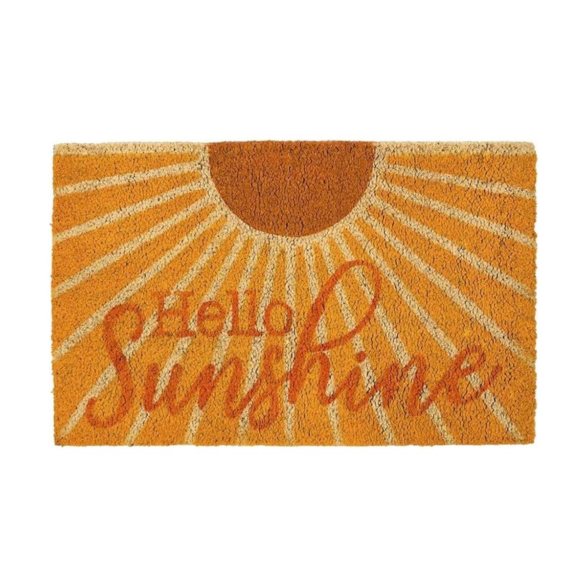 Avera Products Hello Sunshine felpudo de fibra de coco