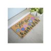 Avera Products Hello There Flowers Felpudo de fibra de_4