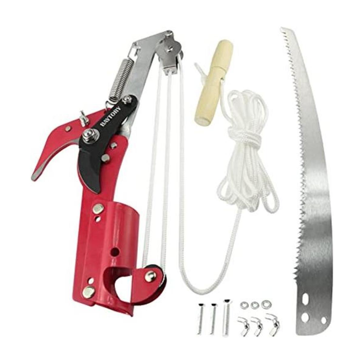 BAYTORY Cabezal de sierra extensible para podar árboles