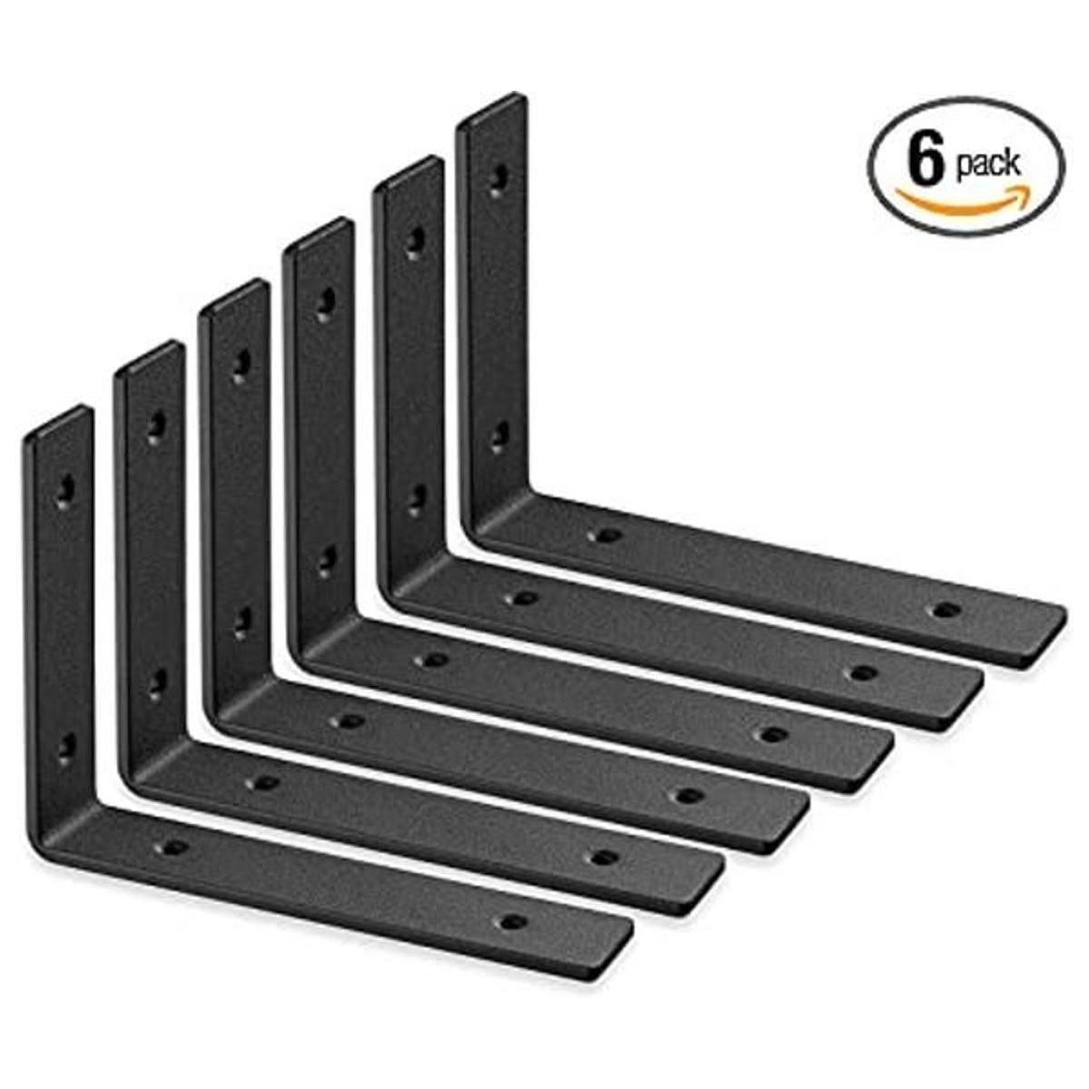 BATODA Soporte de estante de 8 pulgadas 6 piezas