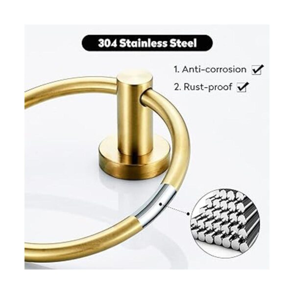 BATHSIR Toallero de baño soporte para papel higiénico_5