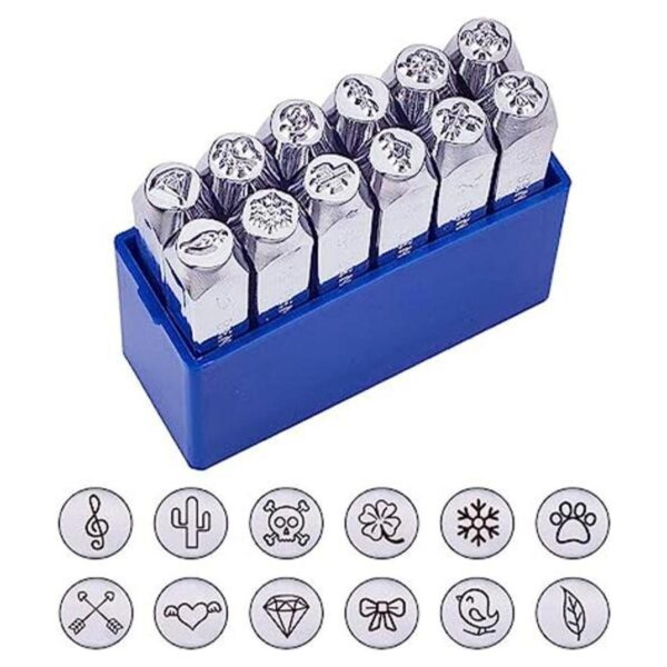 BENECREAT Paquete de 12 sellos 0.25 pulgadas_1