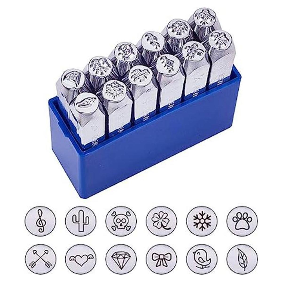 BENECREAT Paquete de 12 sellos 0.25 pulgadas