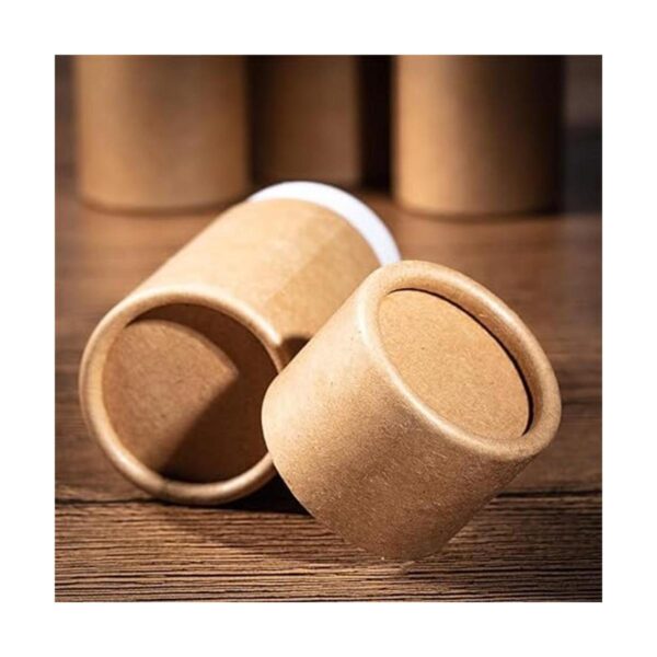 BENECREAT 12 tubos de cartón de papel kraft BurlyWood de
