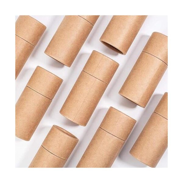 BENECREAT 12 tubos de cartón de papel kraft BurlyWood de