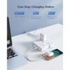 BESFAN Regleta de alimentación pequeña con USB C regleta_2