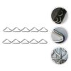 BESPORTBLE 20 piezas de acero inoxidable triangular