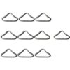 BESPORTBLE 20 piezas de acero inoxidable triangular