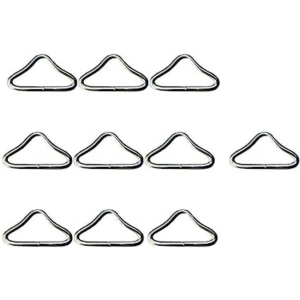 BESPORTBLE 20 piezas de acero inoxidable triangular