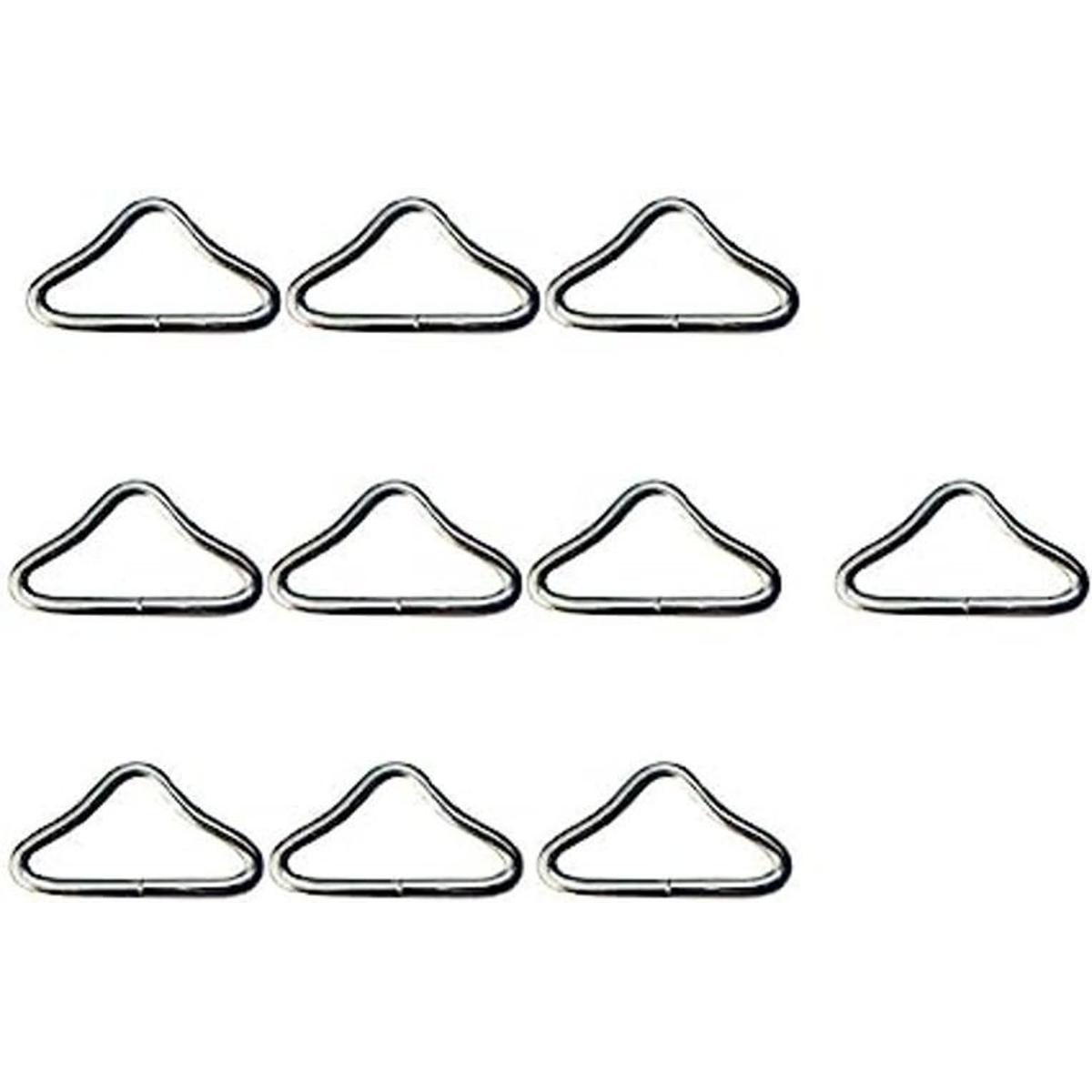 BESPORTBLE 20 piezas de acero inoxidable triangular