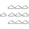 BESPORTBLE 20 piezas de acero inoxidable triangular