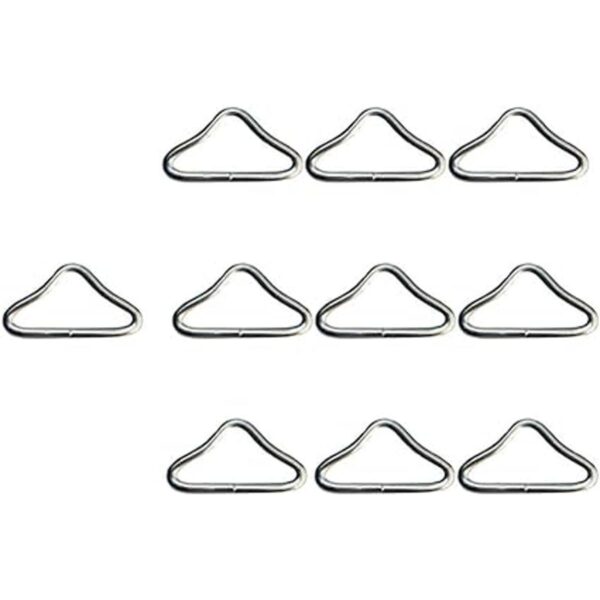 BESPORTBLE 20 piezas de acero inoxidable triangular