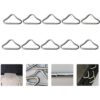 BESPORTBLE 20 piezas de acero inoxidable triangular