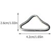 BESPORTBLE 20 piezas de acero inoxidable triangular