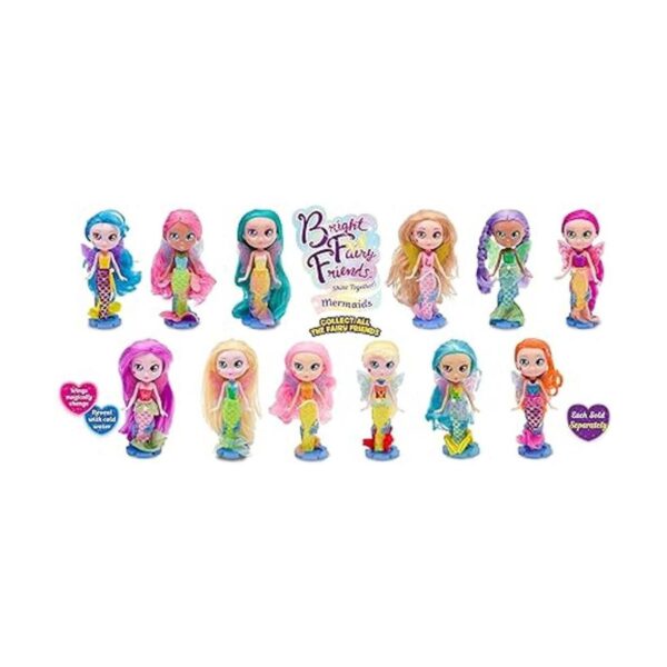 BFF Muñeca de sirena brillante con alas que cambian de_3