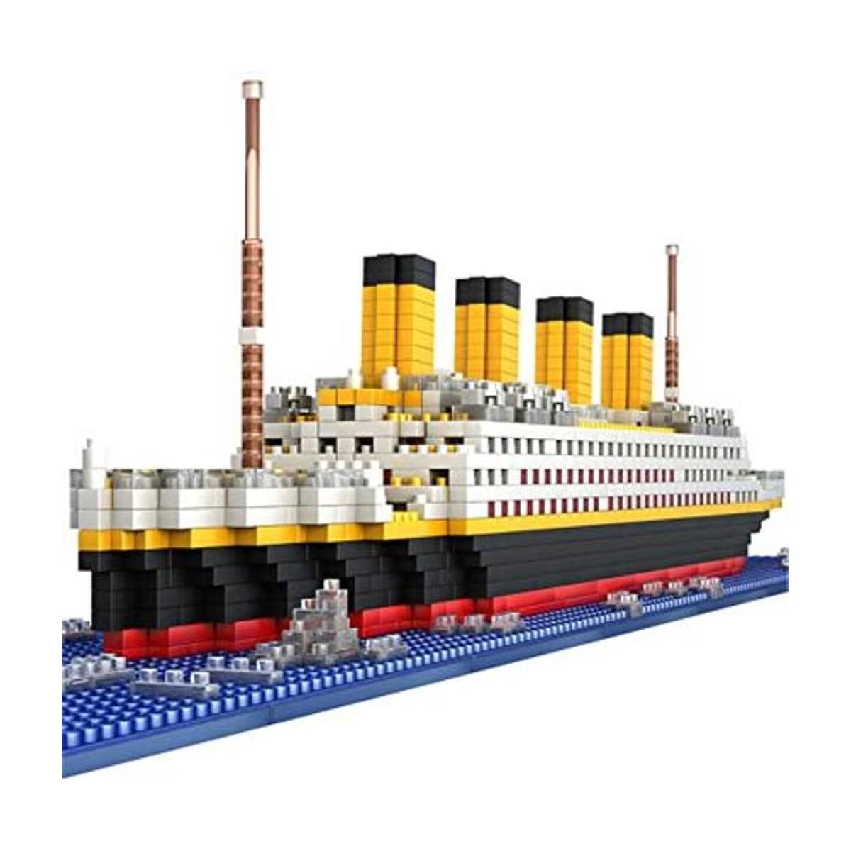BIDIUTOY Titanic Ship Juego de bloques de construcción de