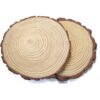 BESTWD 2 rebanadas de madera grandes de 11 a 12 pulgadas