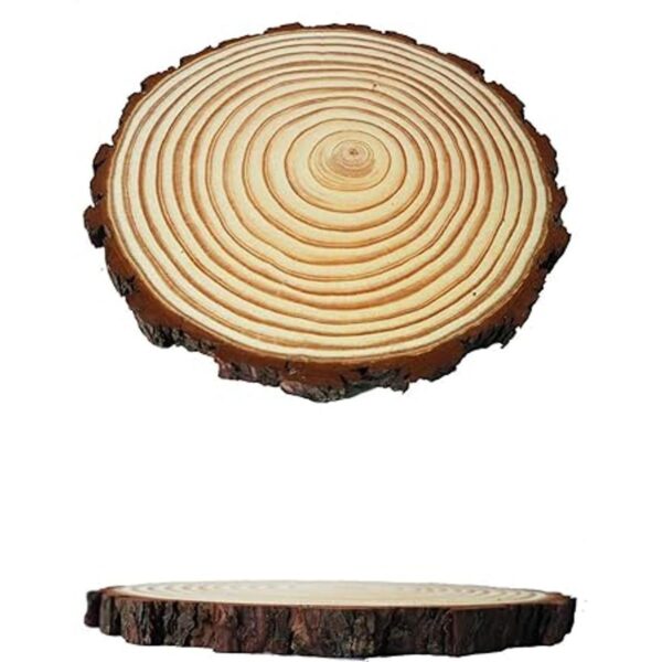 BESTWD 2 rebanadas de madera grandes de 11 a 12 pulgadas