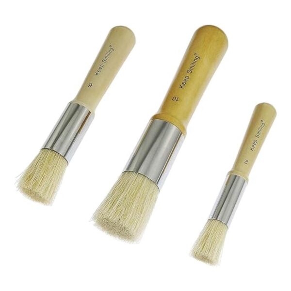 BLLNDX Pinceles de madera para plantilla de cerdo 3_2