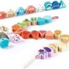 BMTOYS Montessori Juguetes educativos de enhebrado de_4