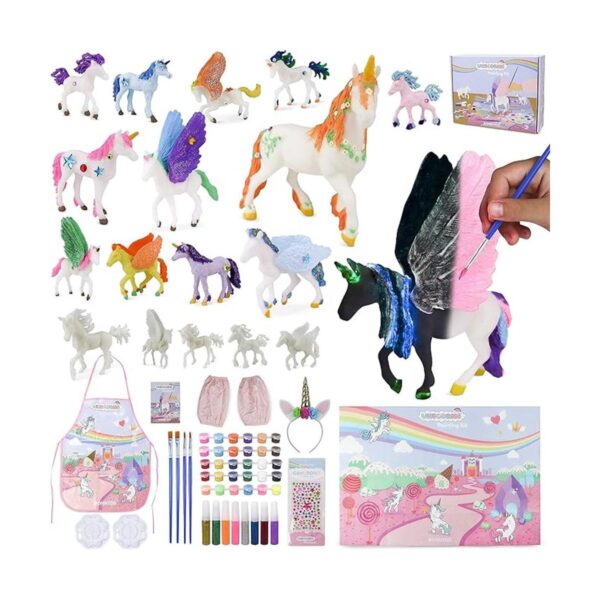 BONNYCO Kit de pintura de unicornios para niñas con 18_1