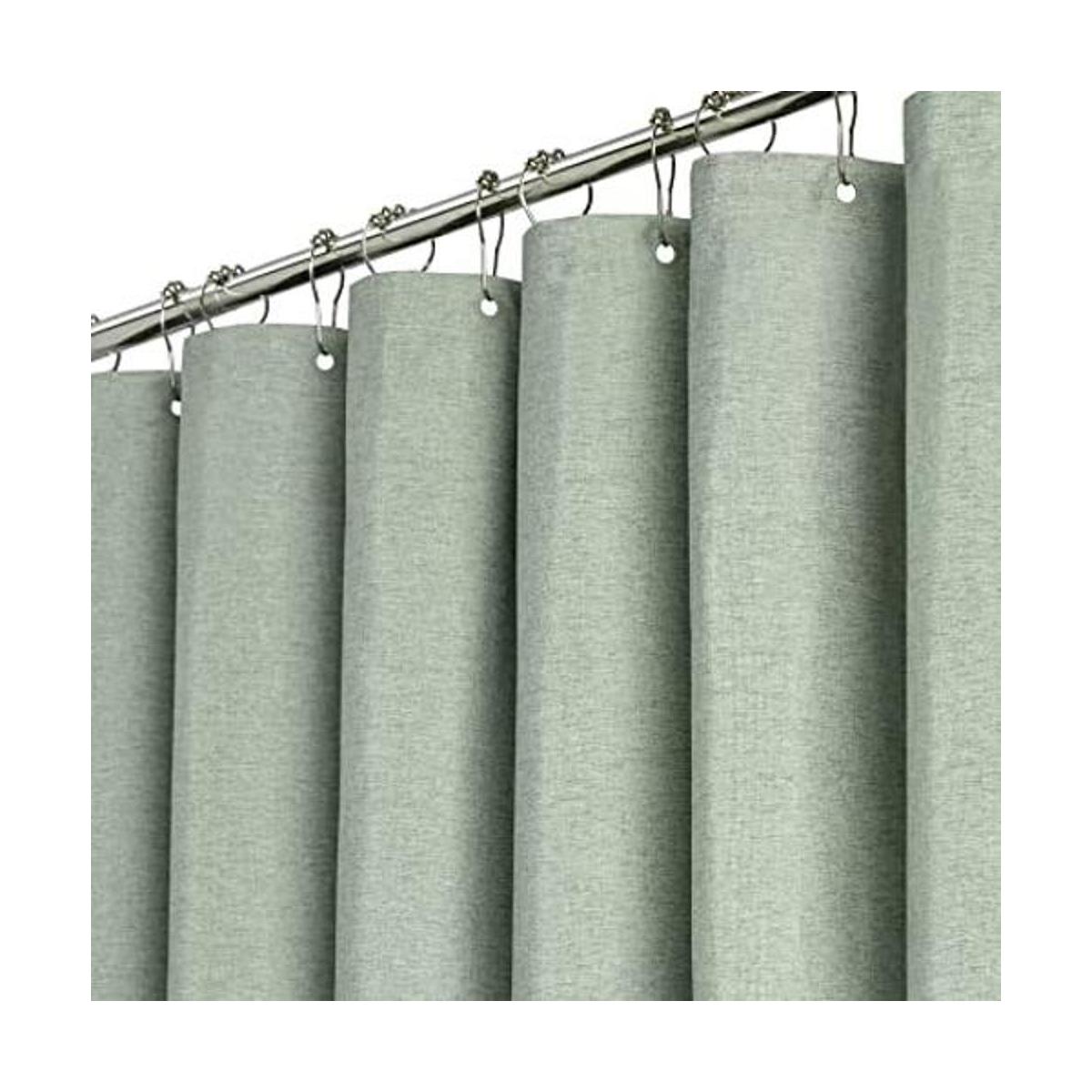 BTTN Cortina de ducha verde salvia juego de cortinas de