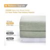 BTTN Cortina de ducha verde salvia juego de cortinas de_5