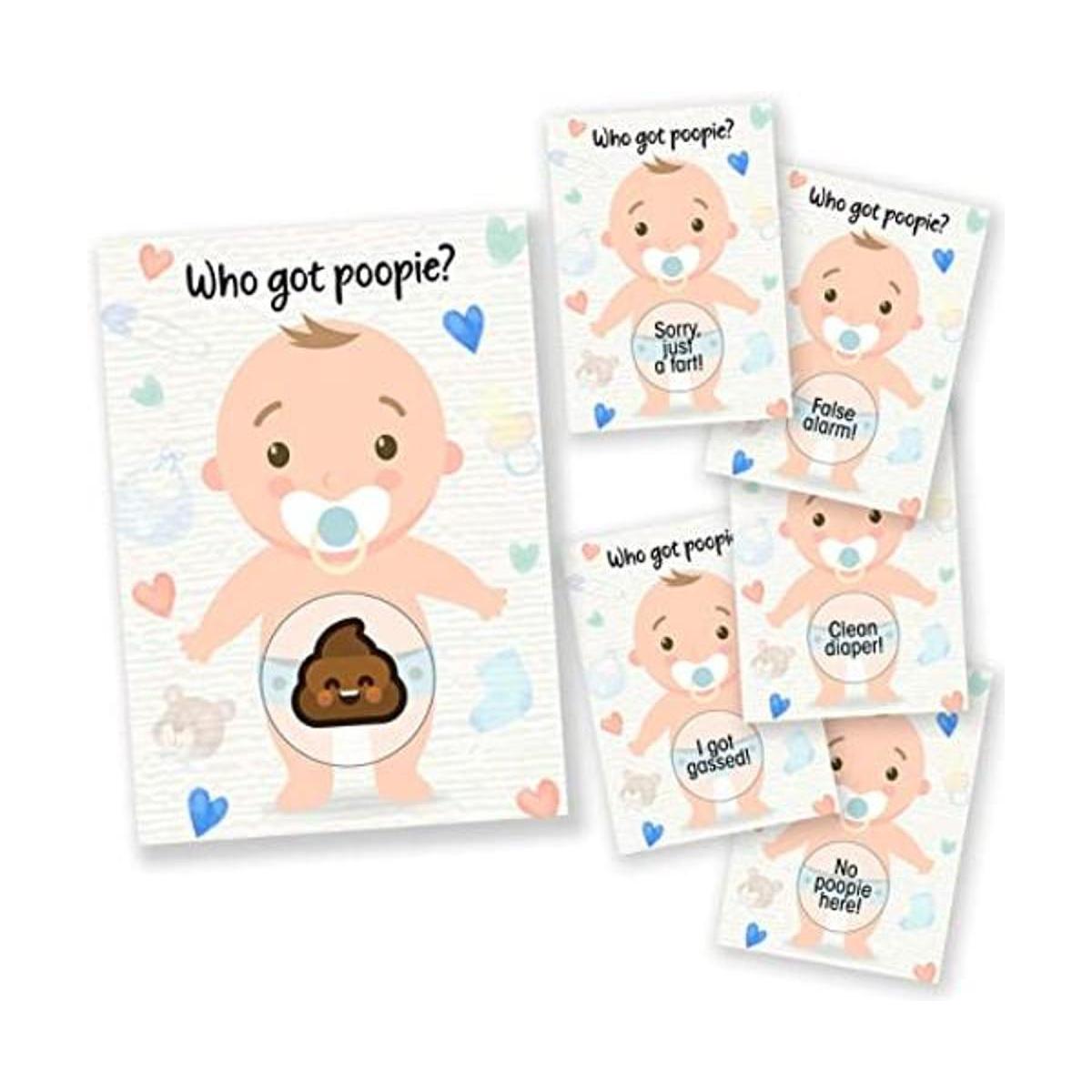 Baby Shower Games 66 tarjetas de rifa fiesta intensa
