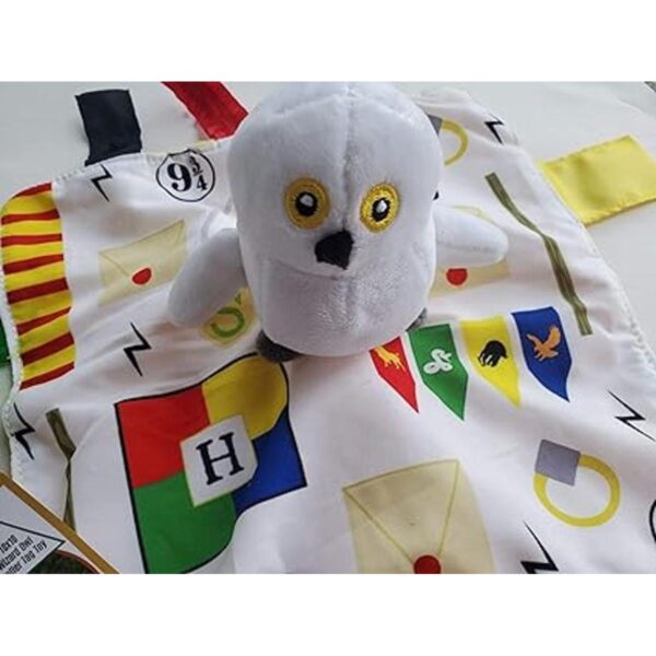 Baby Wizard Lovey Manta mágica con etiqueta de búho de_5
