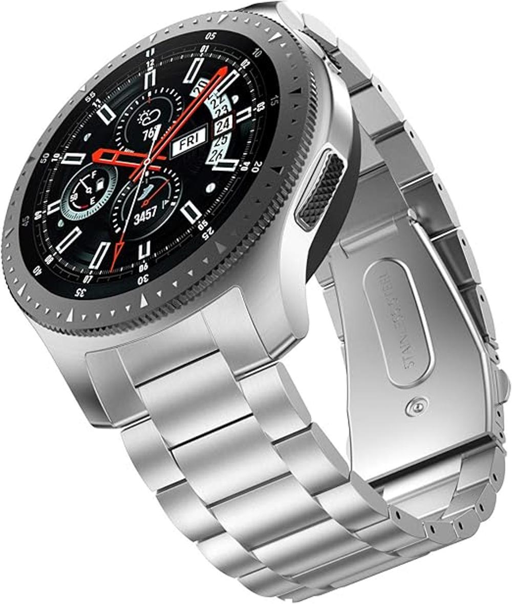 BaiHui Correa de metal compatible con Galaxy Watch 1.811
