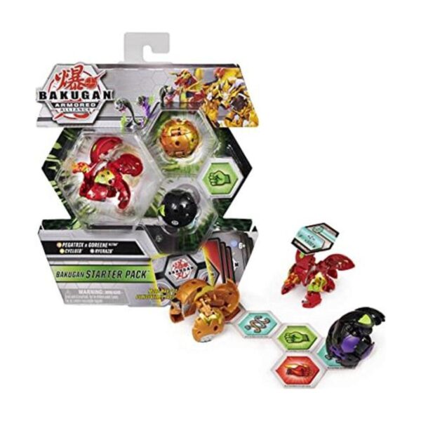 Bakugan Starter Pack pack de 3 unidades_1