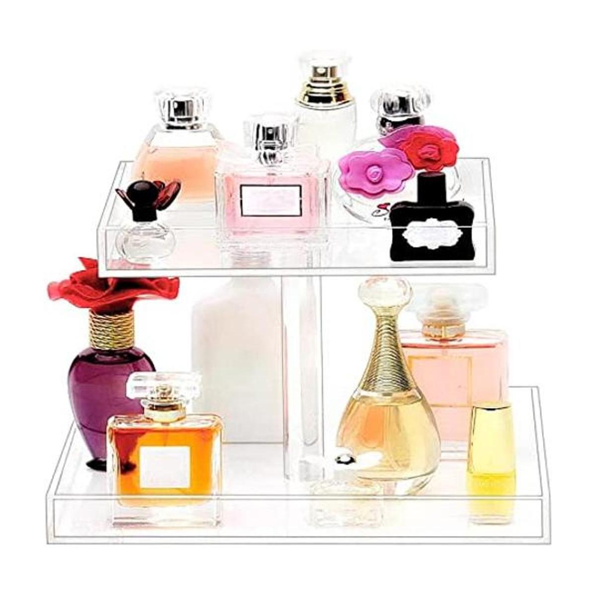 Bandeja organizadora de perfumes bandeja de exhibición